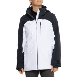 NWT Obermeyer First Chair Ski Jacket White Black Women’s 8